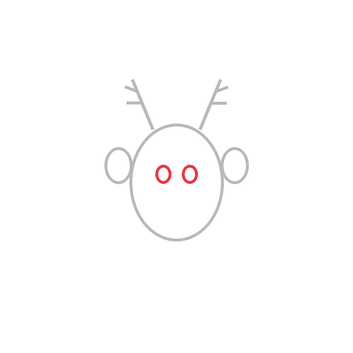 How to Draw a Reindeer — step 4