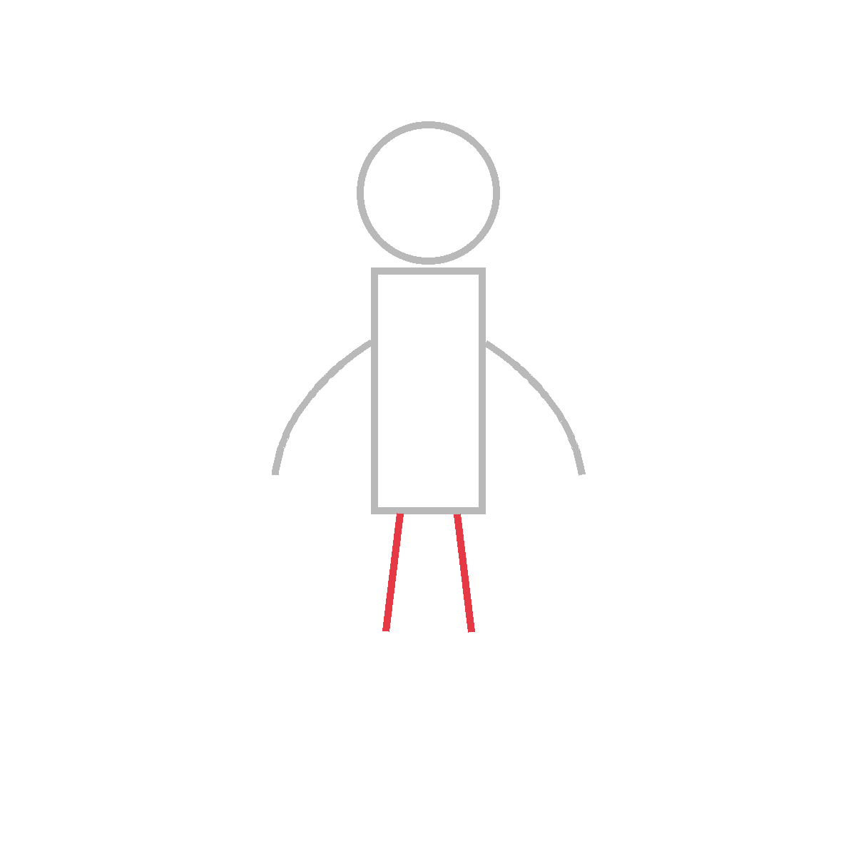 How to Draw a Gingerbread Man — step 4