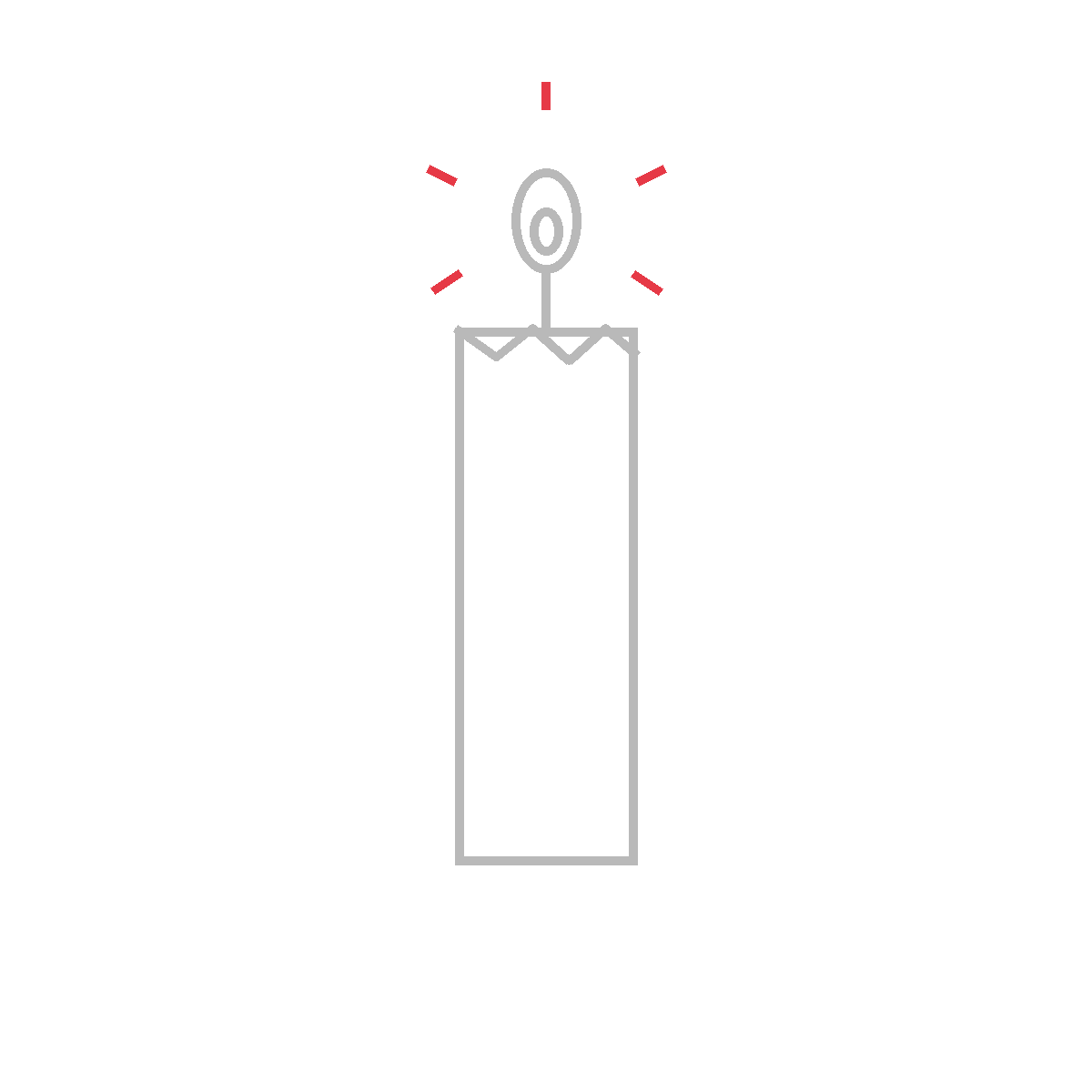 How to Draw a Candle — step 4