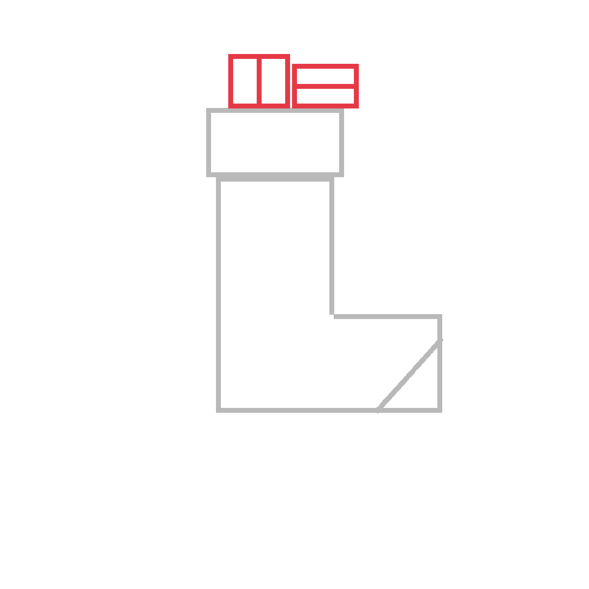 How to Draw a Stocking — step 4