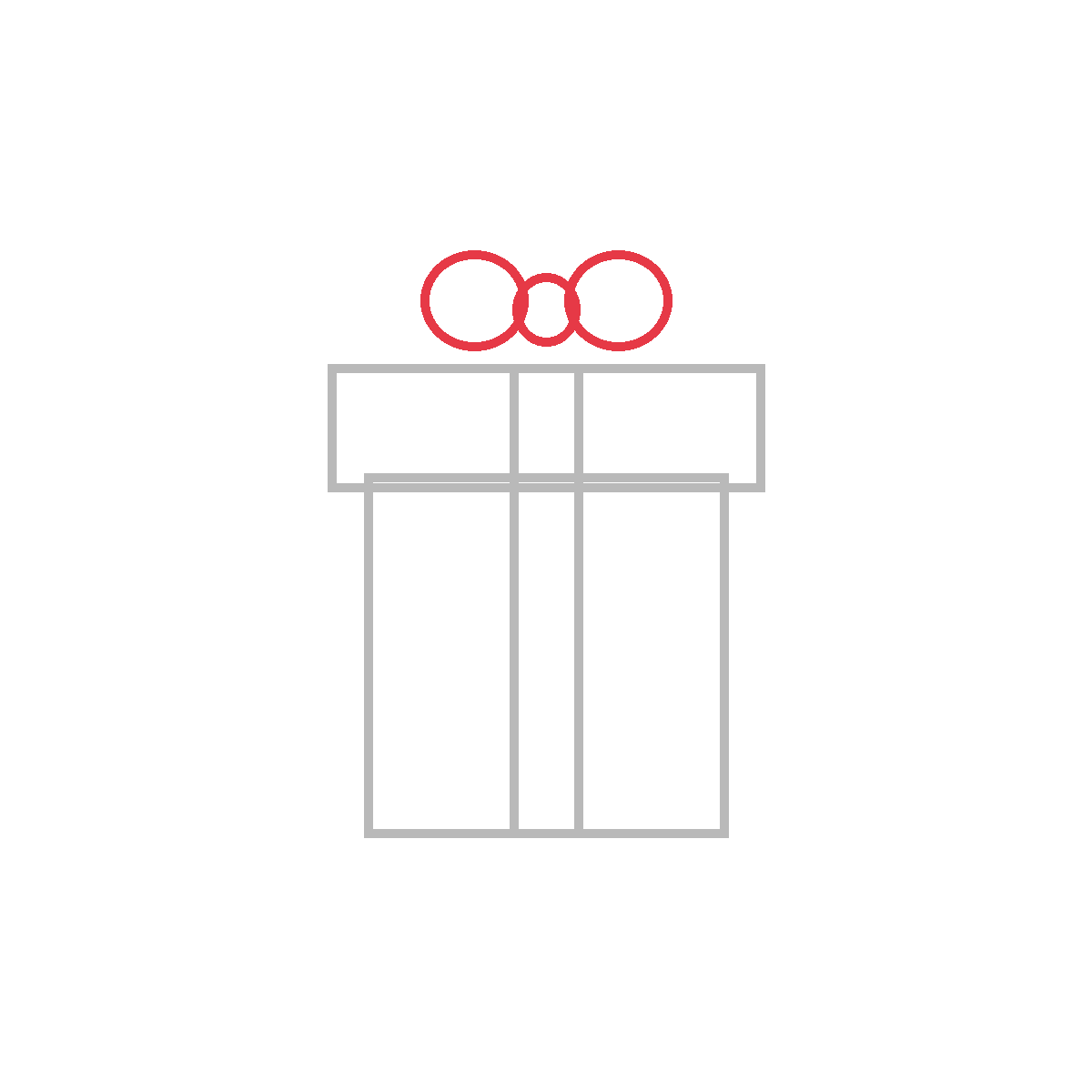 How to Draw a Gift Box — step 4