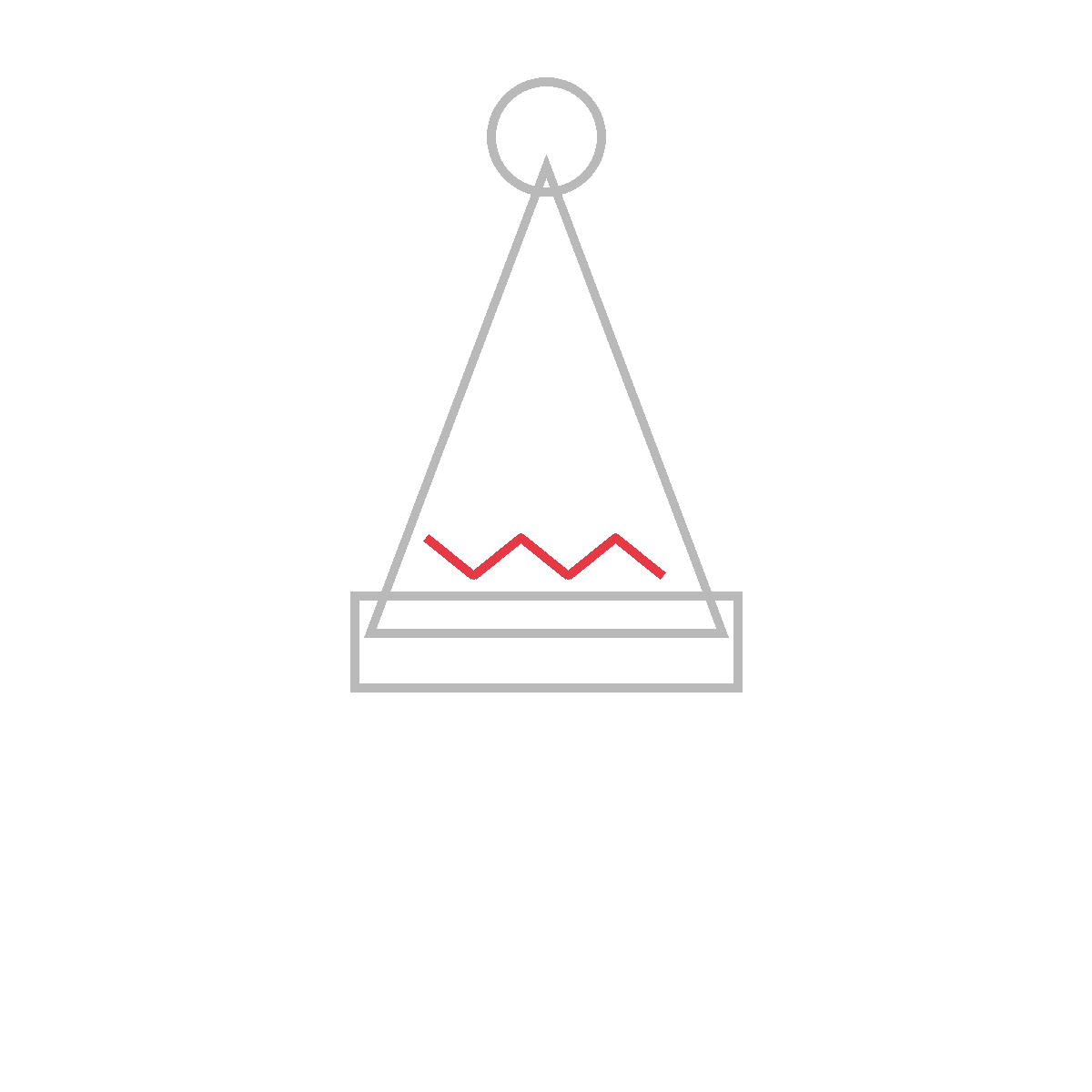 How to Draw a Santa Hat — step 4