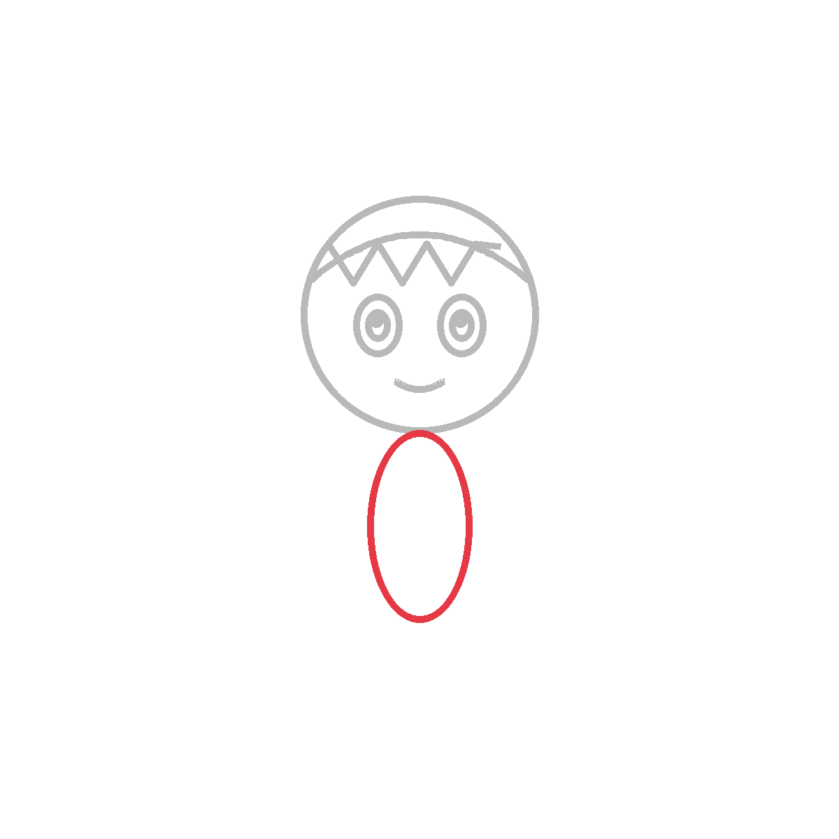 How to Draw a Chibi Body — step 4