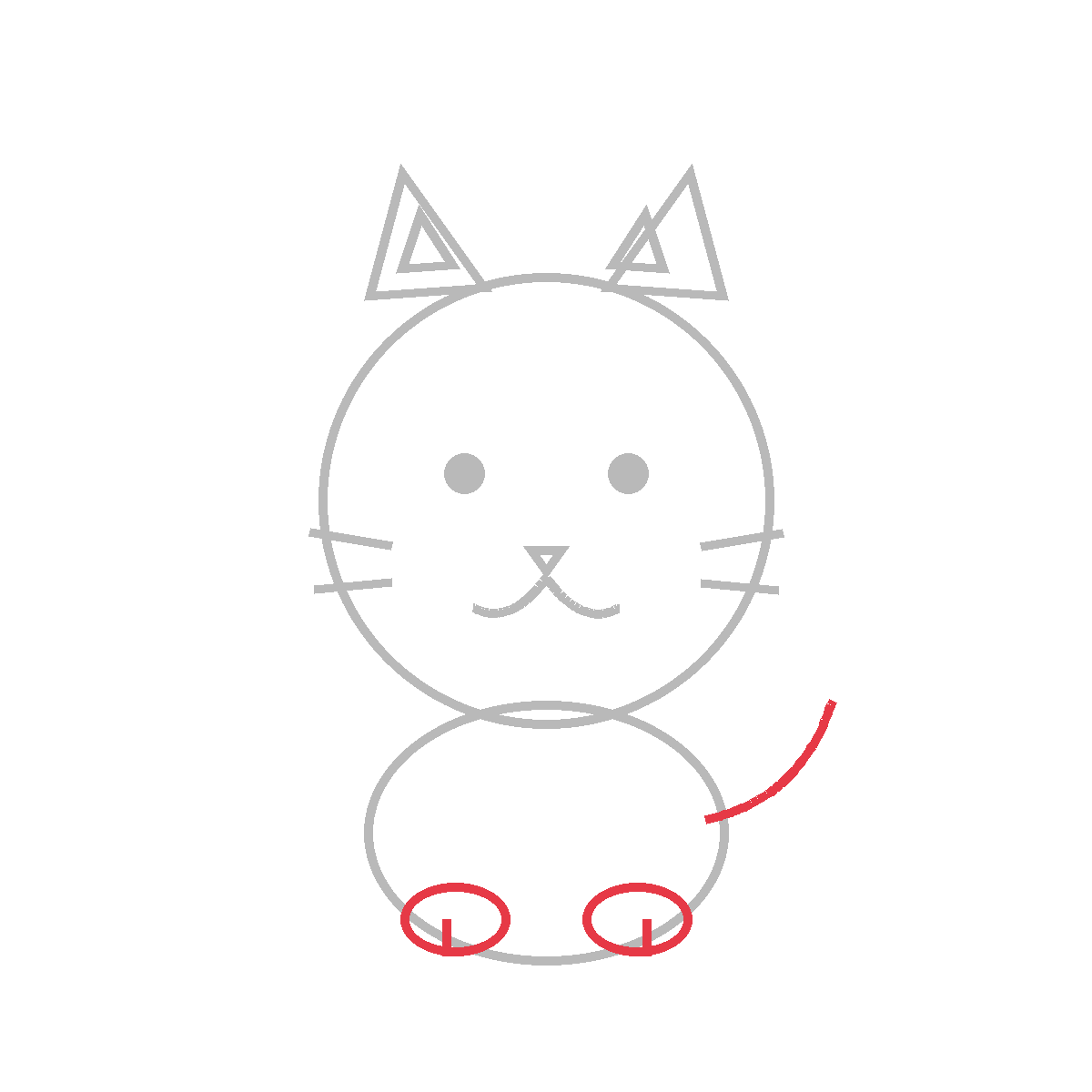 How to Draw a Cat — step 5