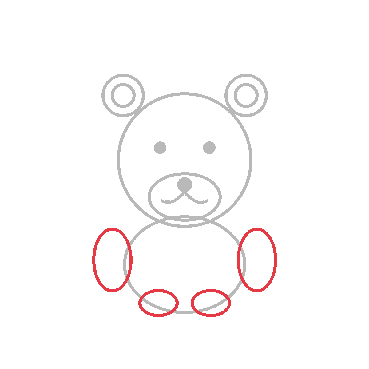 How to Draw a Bear — step 5