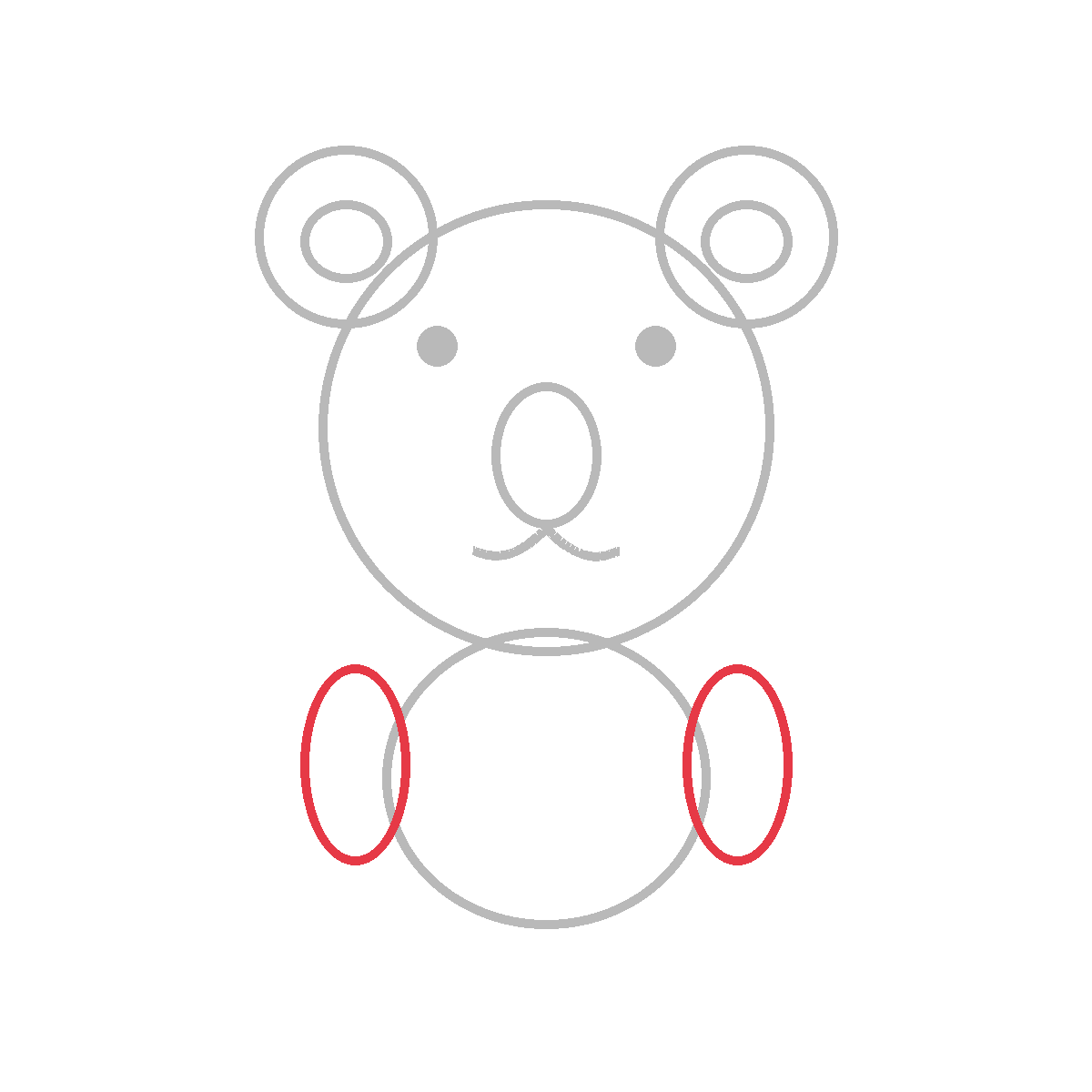 How to Draw a Koala — step 5