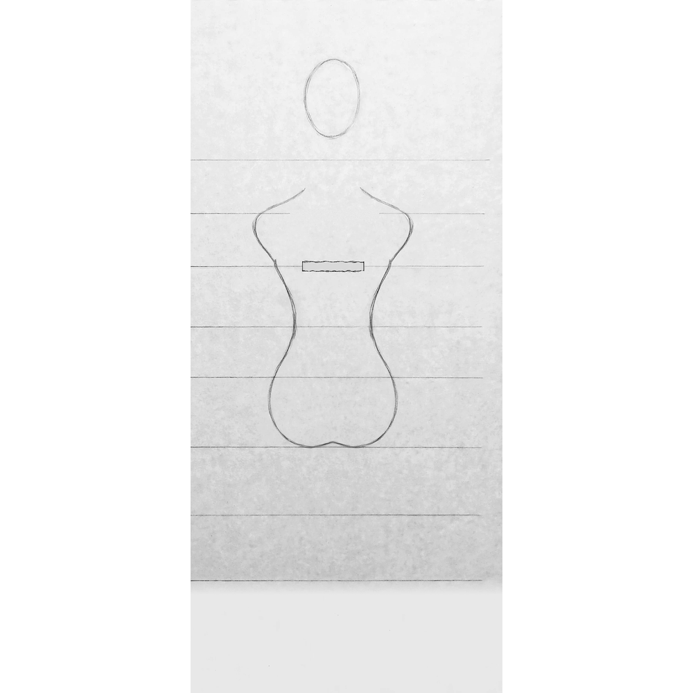 How to Draw Female Body Proportions — step 5