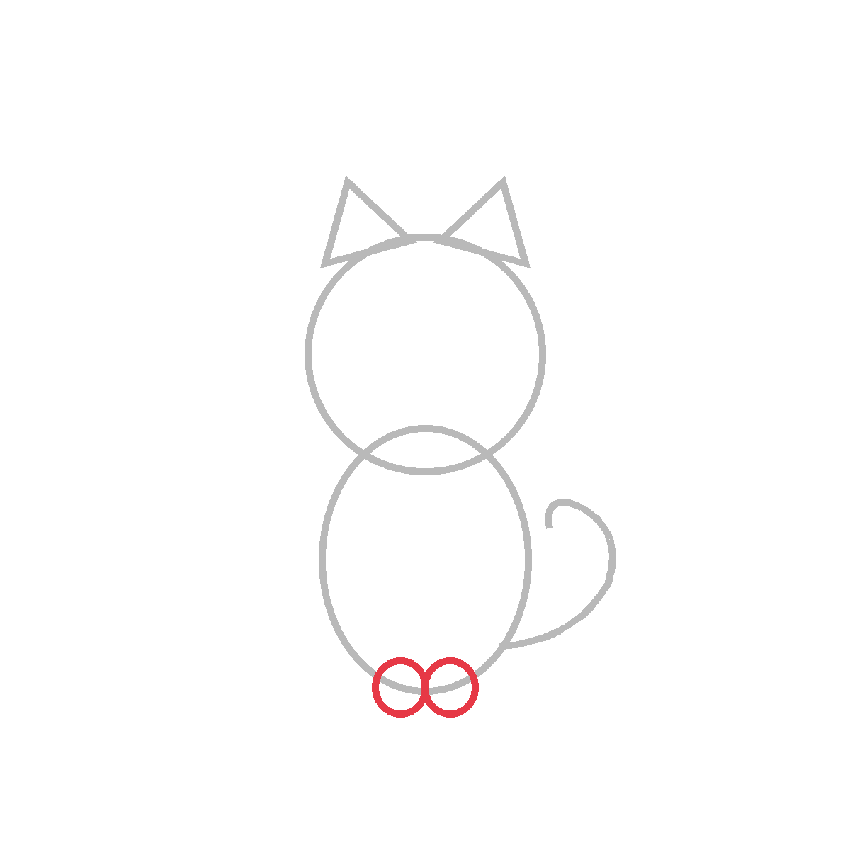 How to Draw a Black Cat — step 5