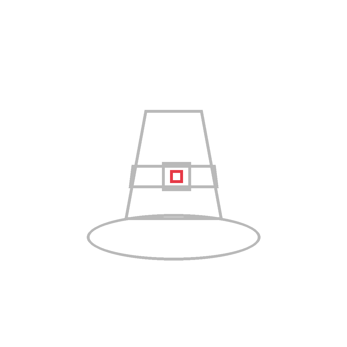 How to Draw a Pilgrim Hat — step 5