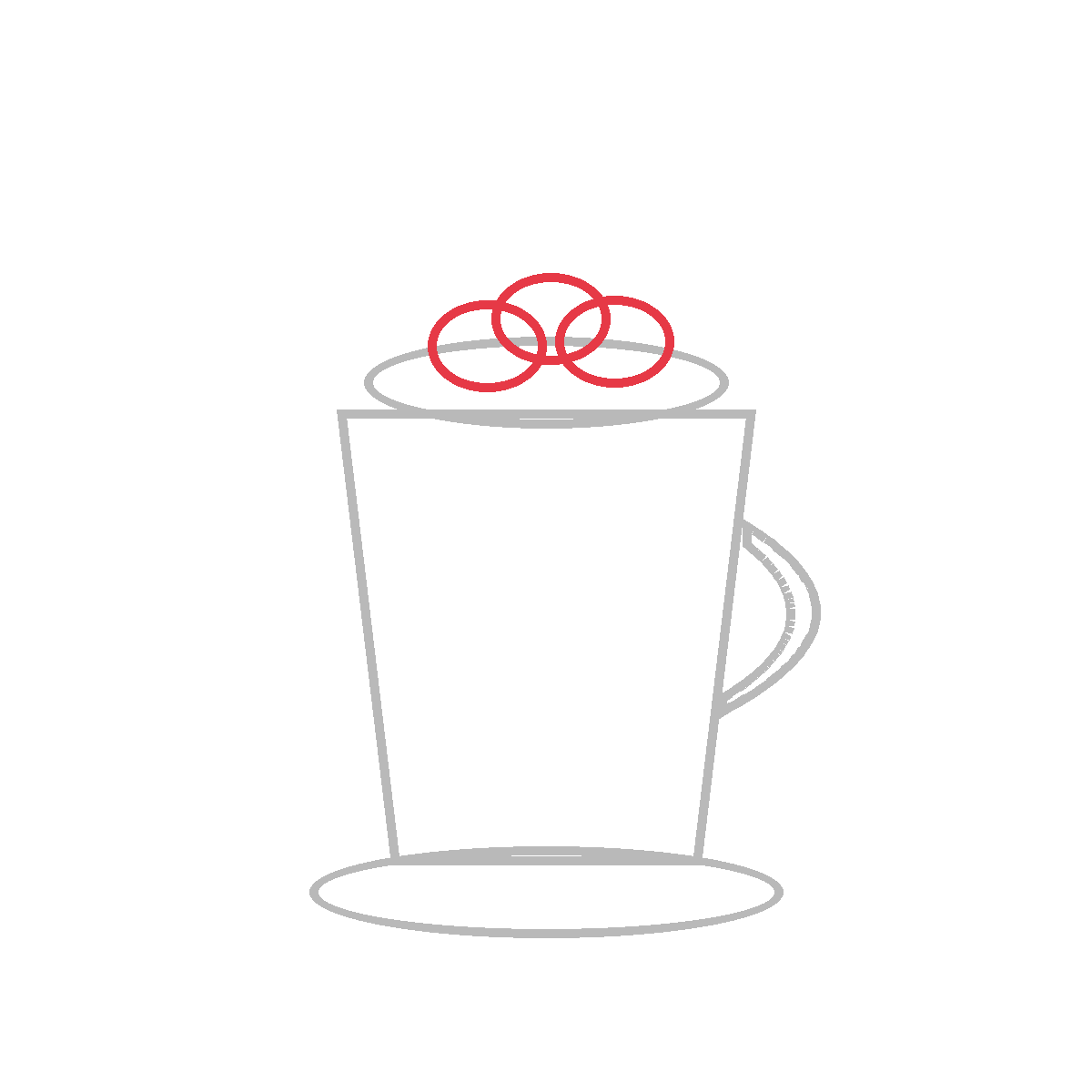 How to Draw Hot Chocolate — step 5