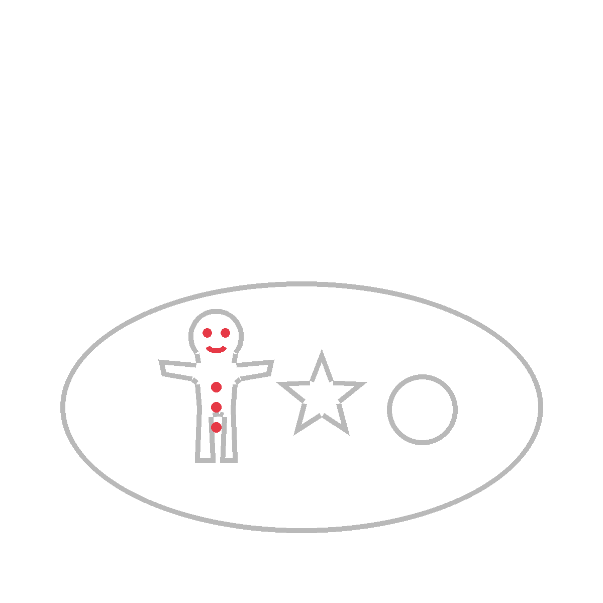 How to Draw Christmas Cookies — step 5