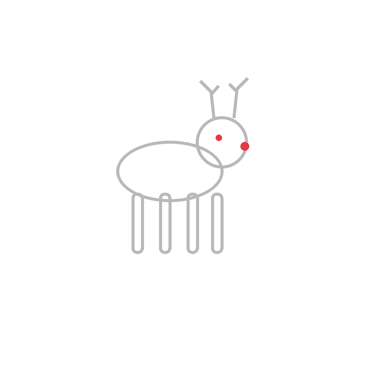 How to Draw a Reindeer Sled — step 5