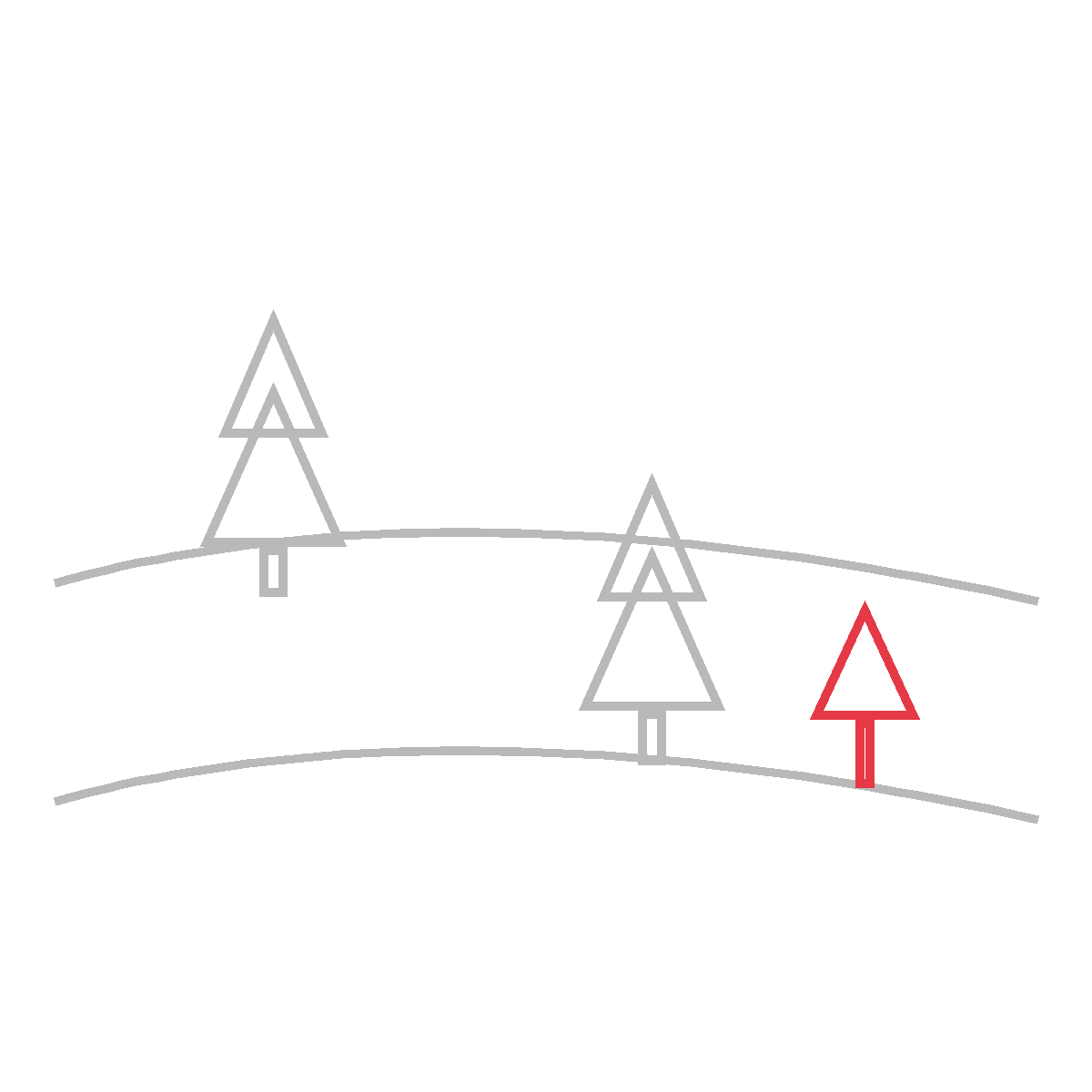 How to Draw a Winter Landscape — step 5