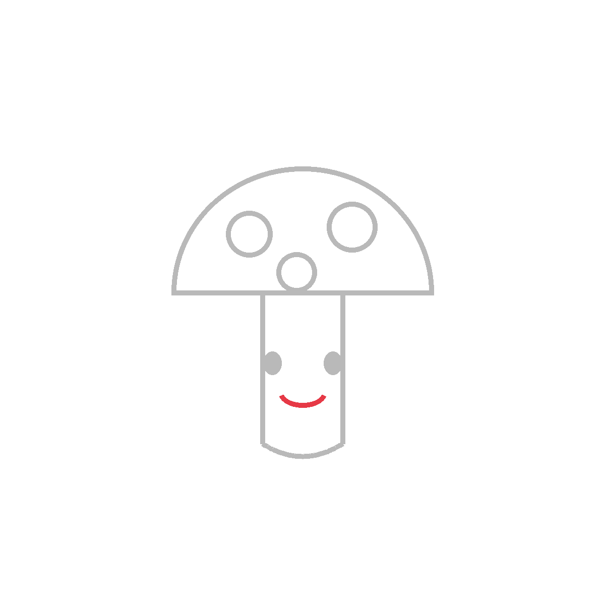 How to Draw a Kawaii Mushroom — step 5