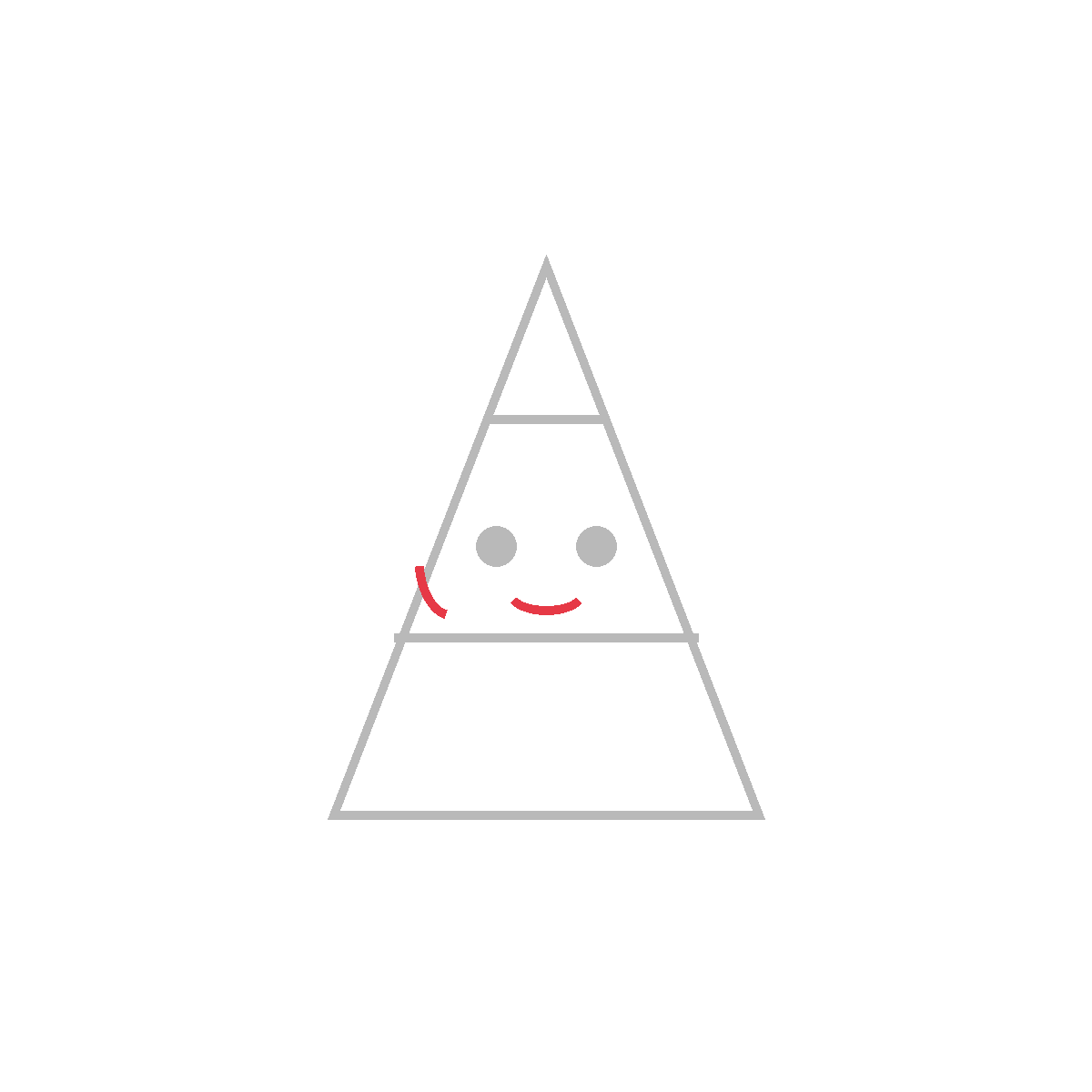 How to Draw a Candy Corn — step 5