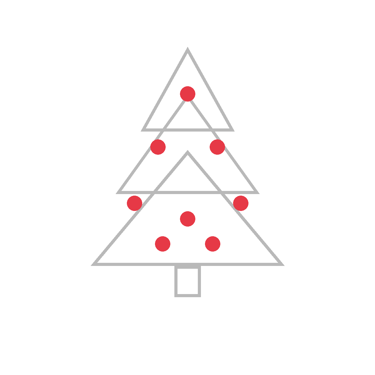 How to Draw a Christmas Tree — step 5