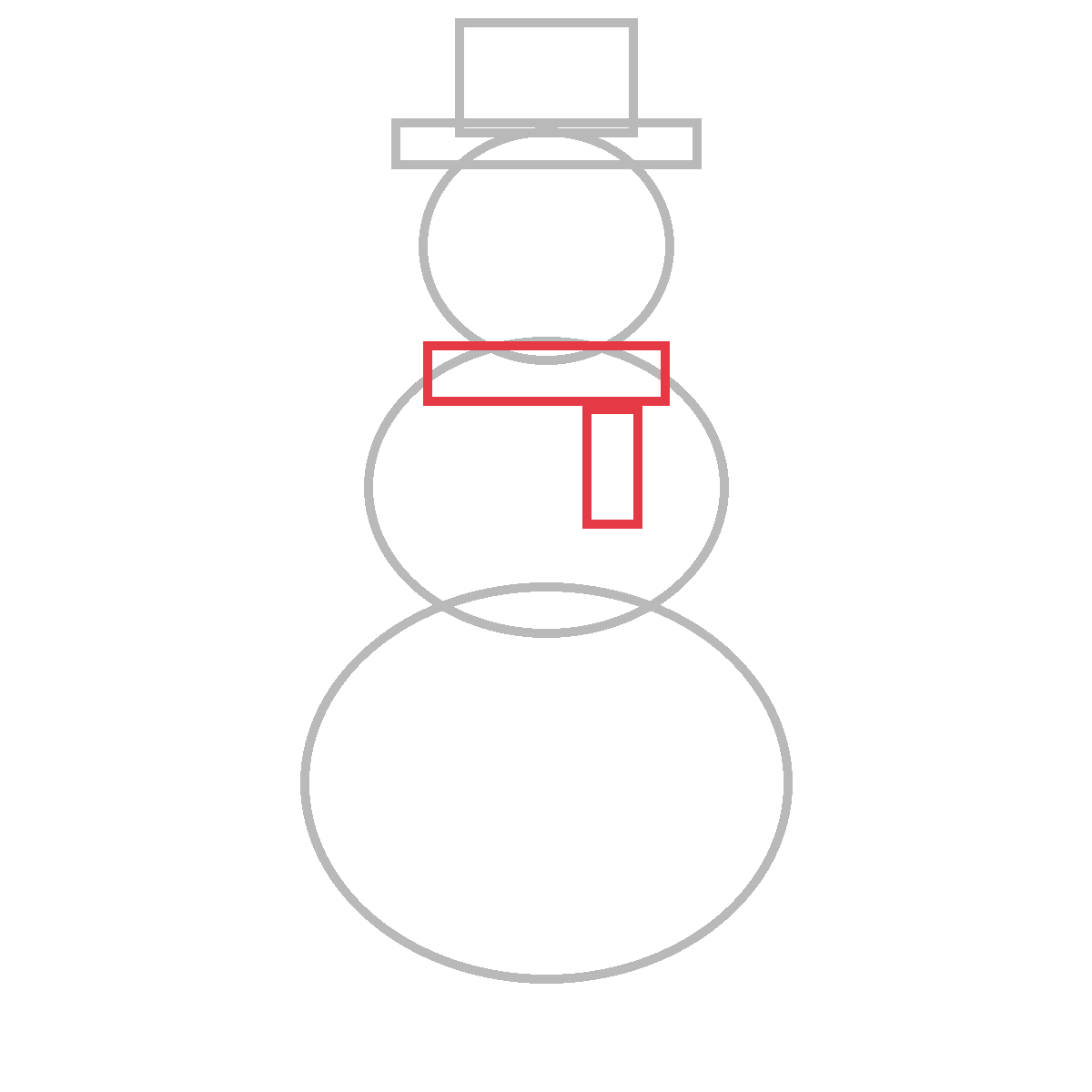 How to Draw a Snowman — step 5