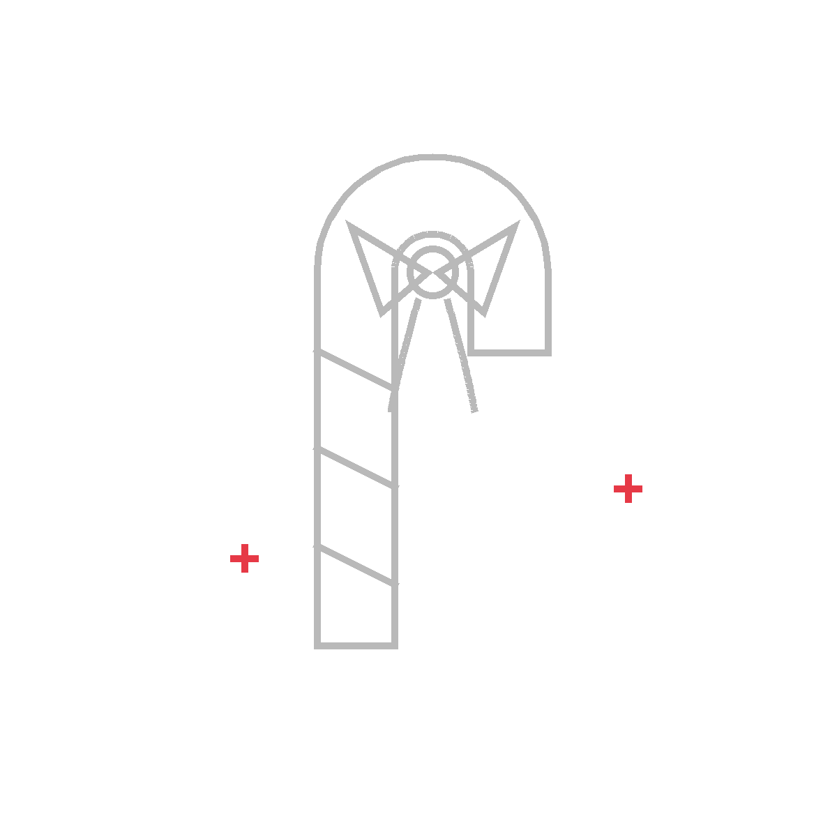 How to Draw a Candy Cane — step 5