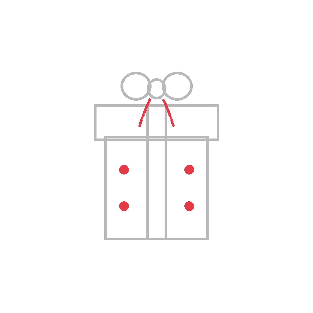 How to Draw a Gift Box — step 5