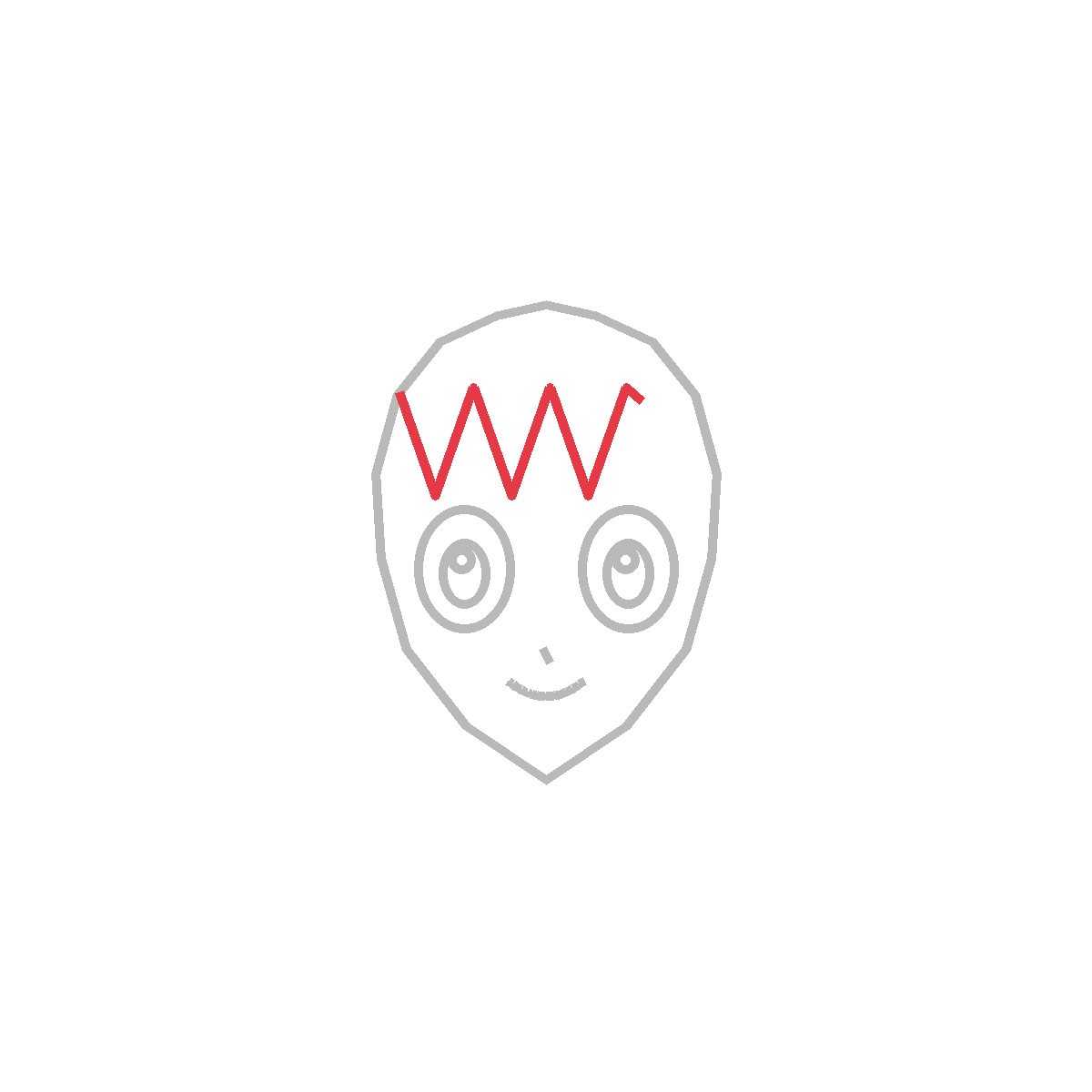 How to Draw an Anime Girl Face — step 5
