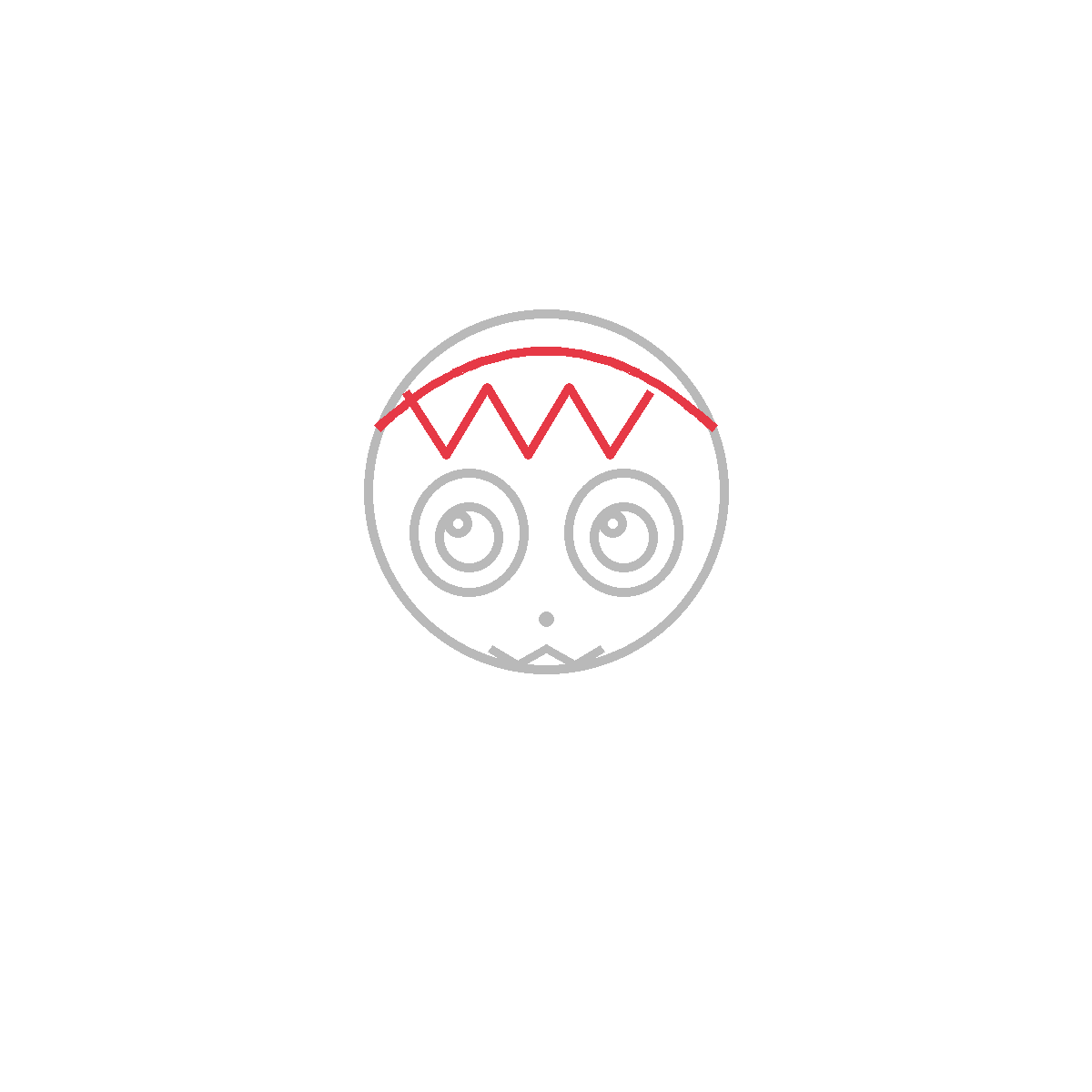How to Draw a Chibi Face — step 5