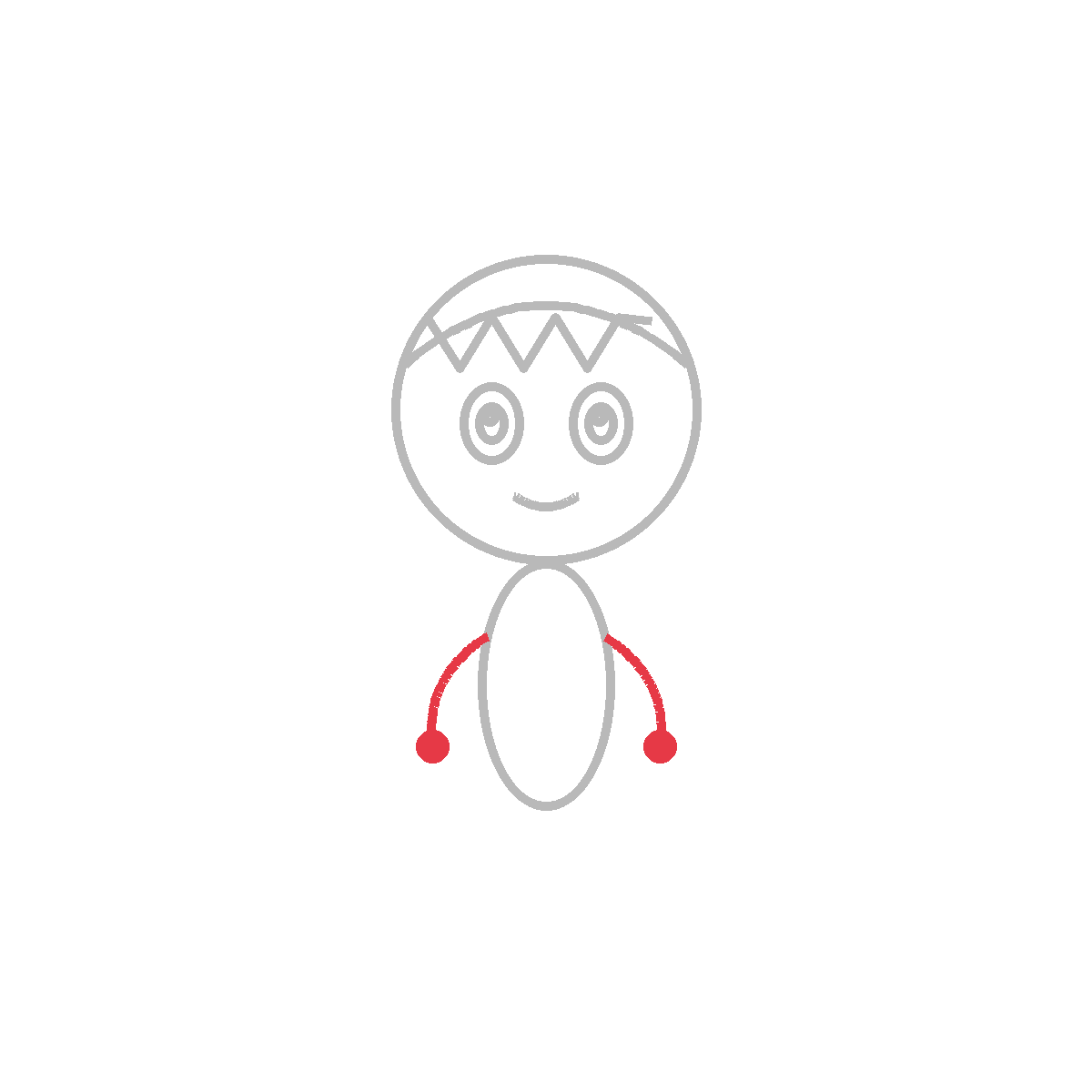 How to Draw a Chibi Body — step 5