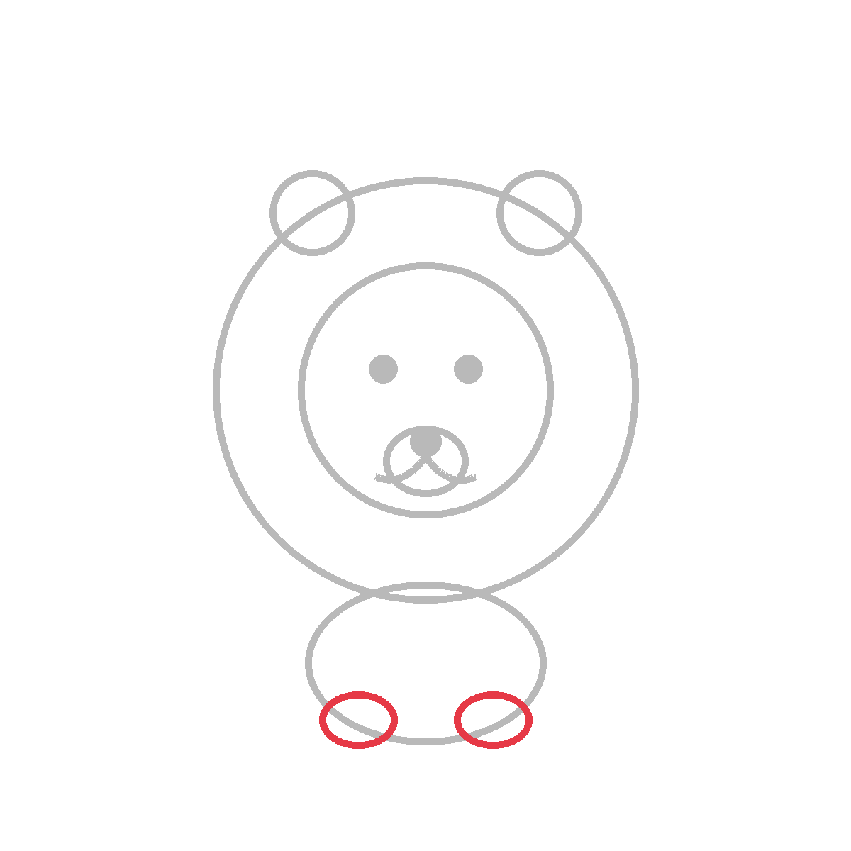 How to Draw a Lion — step 6