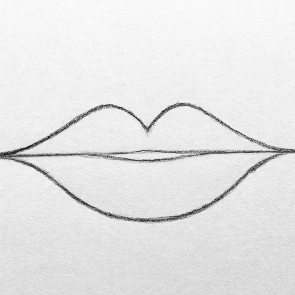 How to Draw Lips — step 6