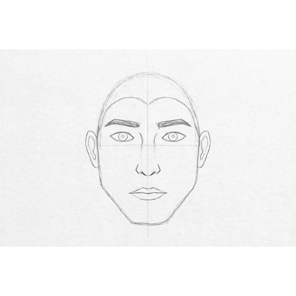 How to Draw Short Hair — step 6