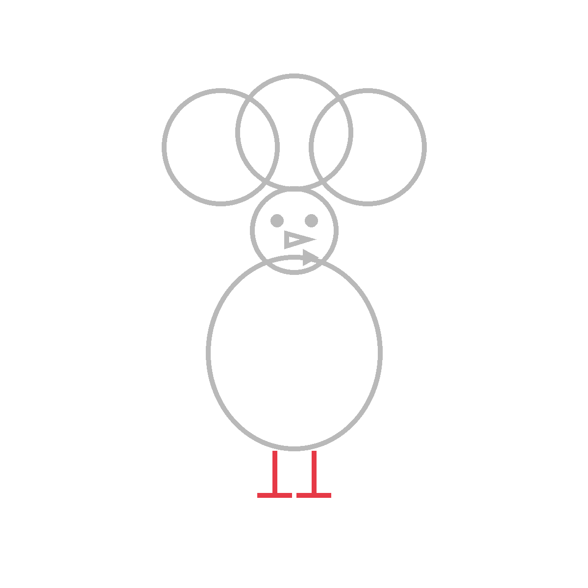 How to Draw a Turkey — step 6