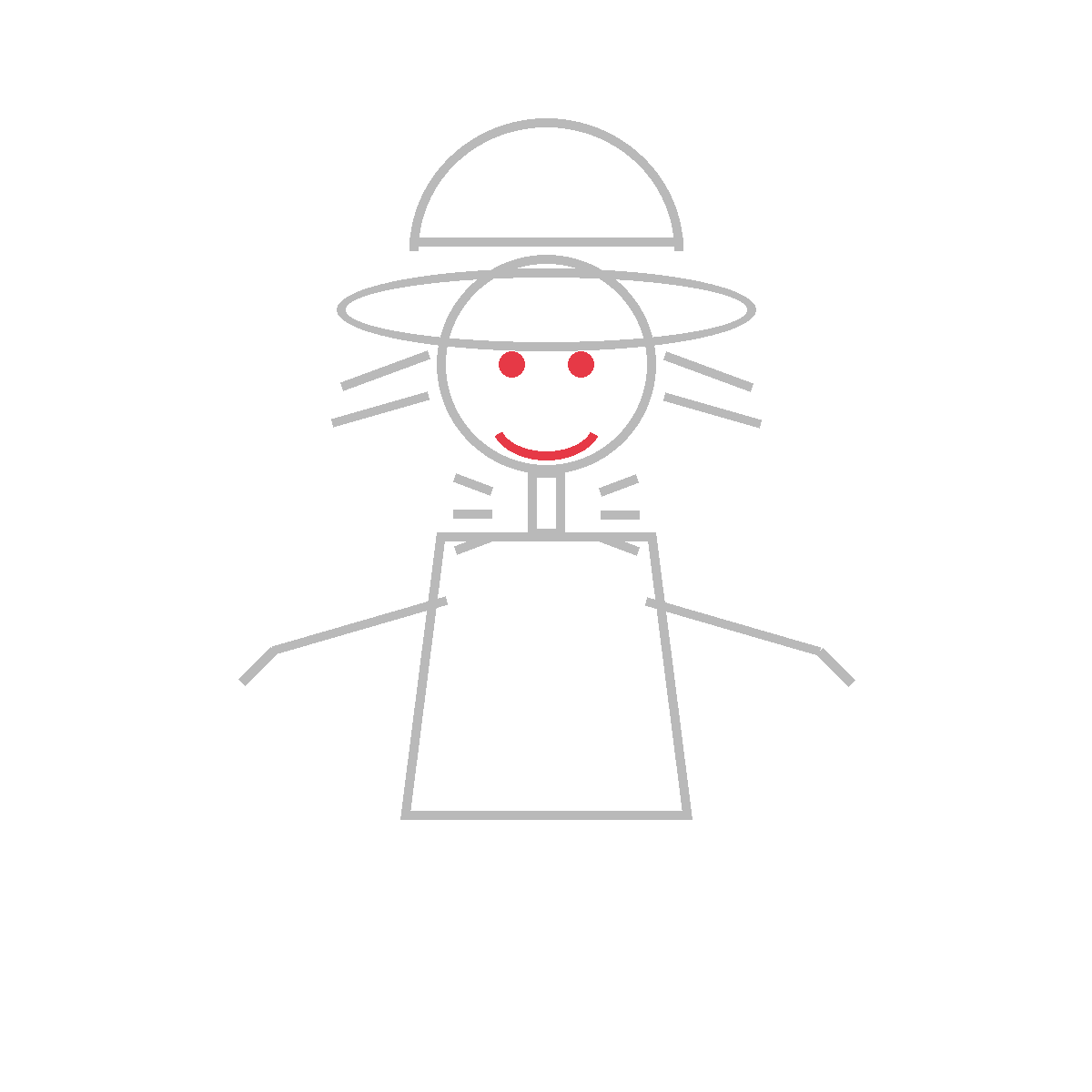 How to Draw a Scarecrow — step 6