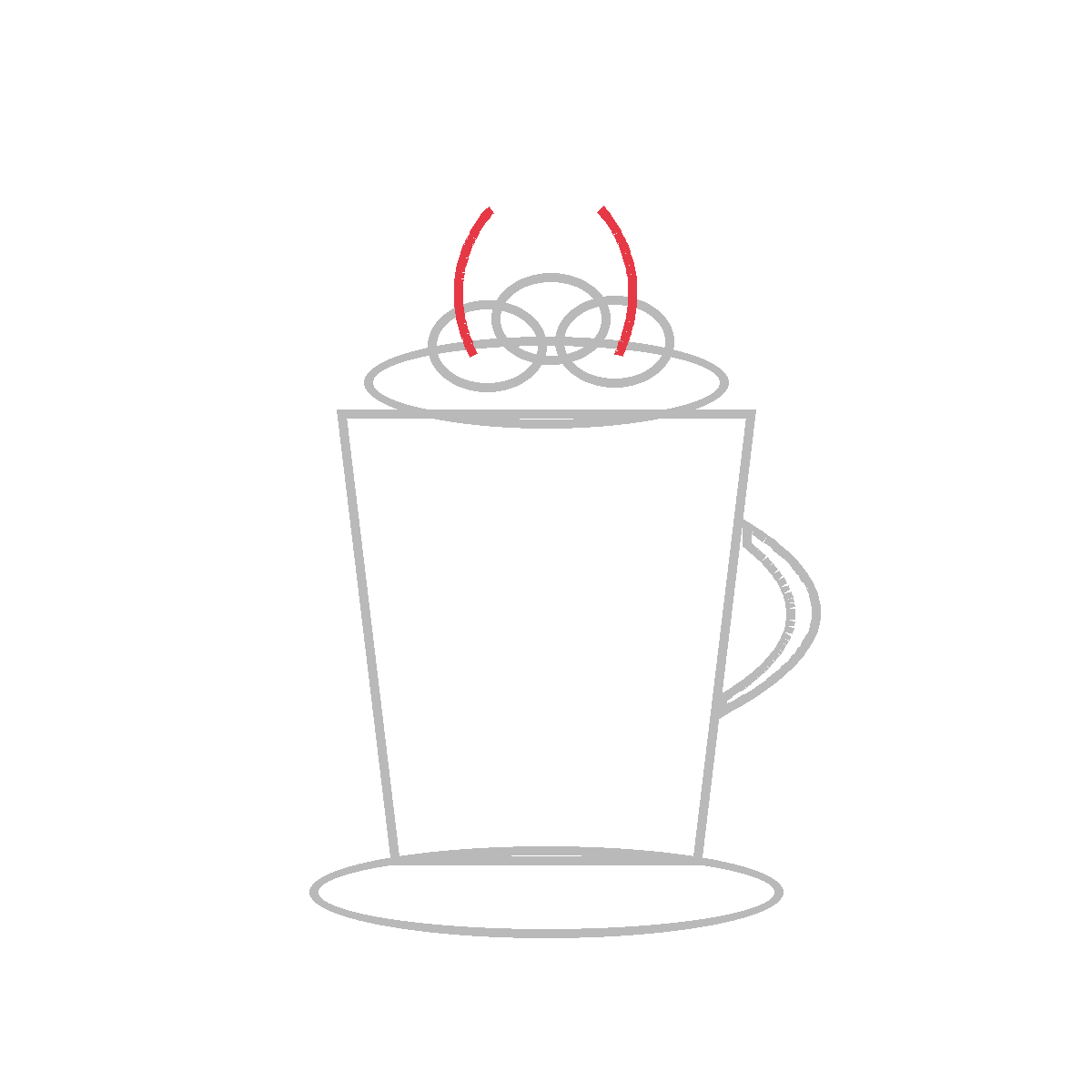 How to Draw Hot Chocolate — step 6