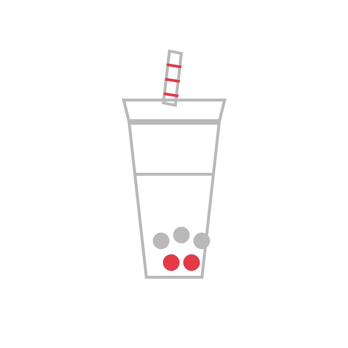 How to Draw a Bubble Tea — step 6