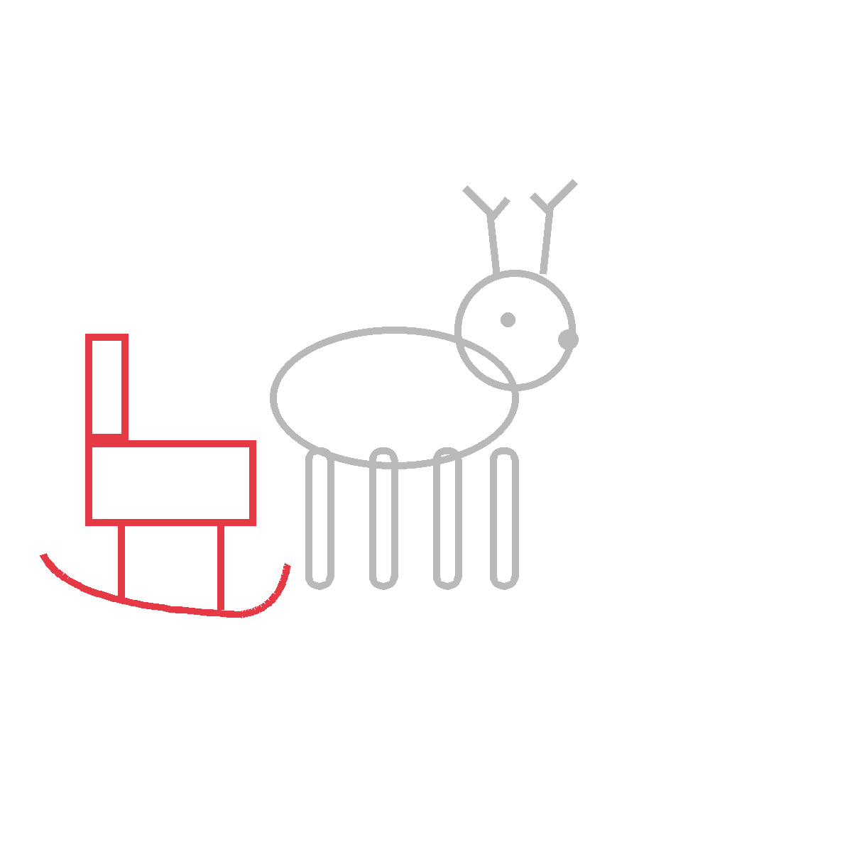 How to Draw a Reindeer Sled — step 6