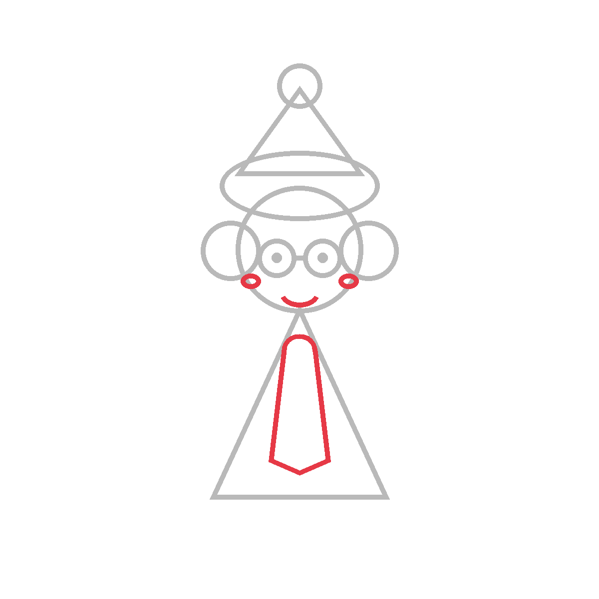 How to Draw Mrs. Claus — step 6