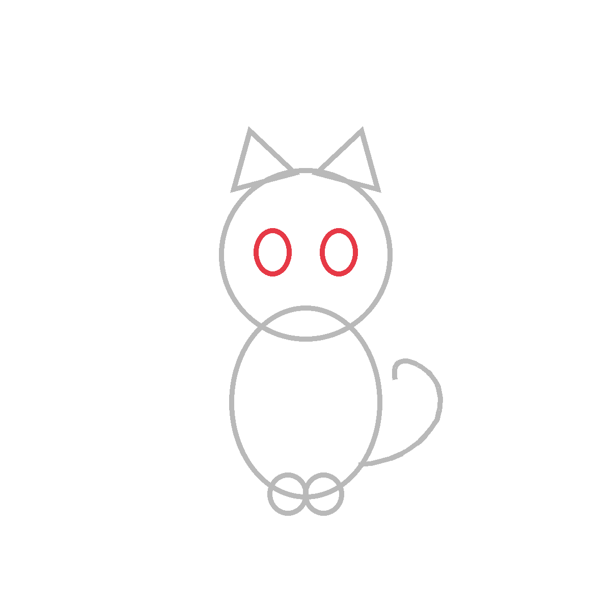 How to Draw a Black Cat — step 6