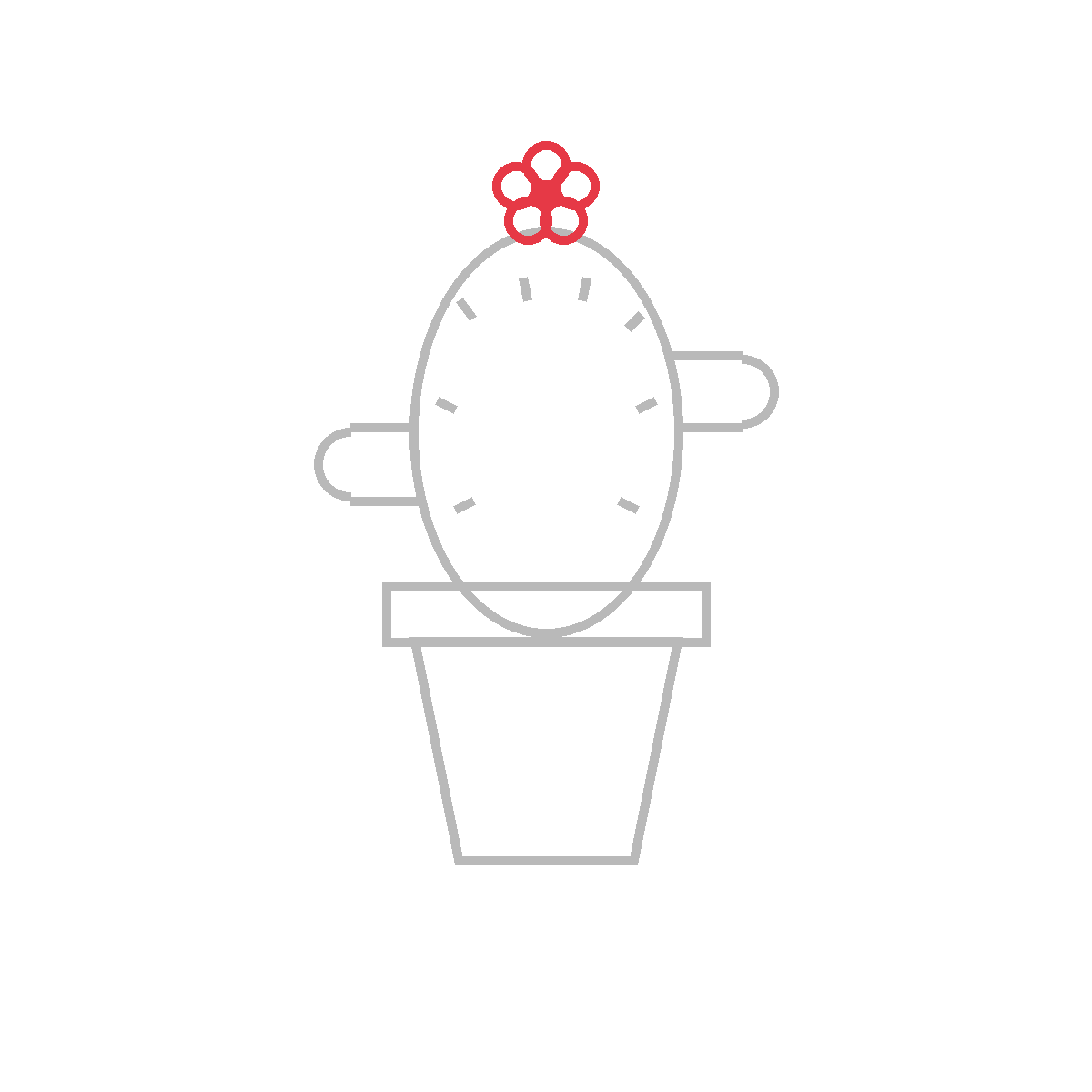 How to Draw a Cactus — step 6
