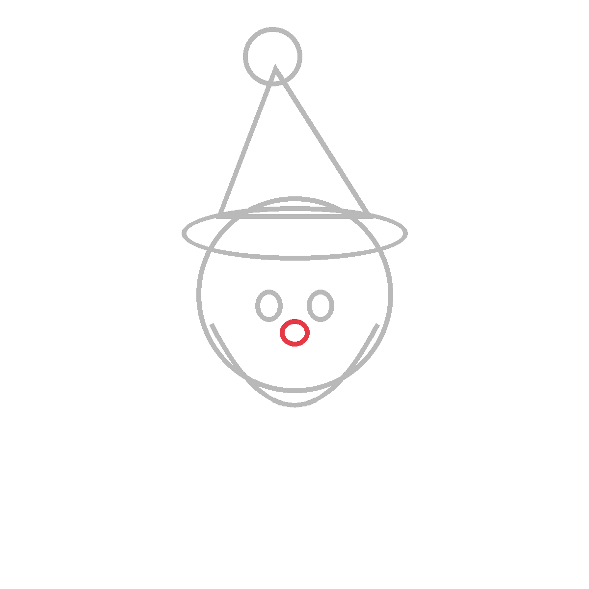 How to Draw Santa — step 6