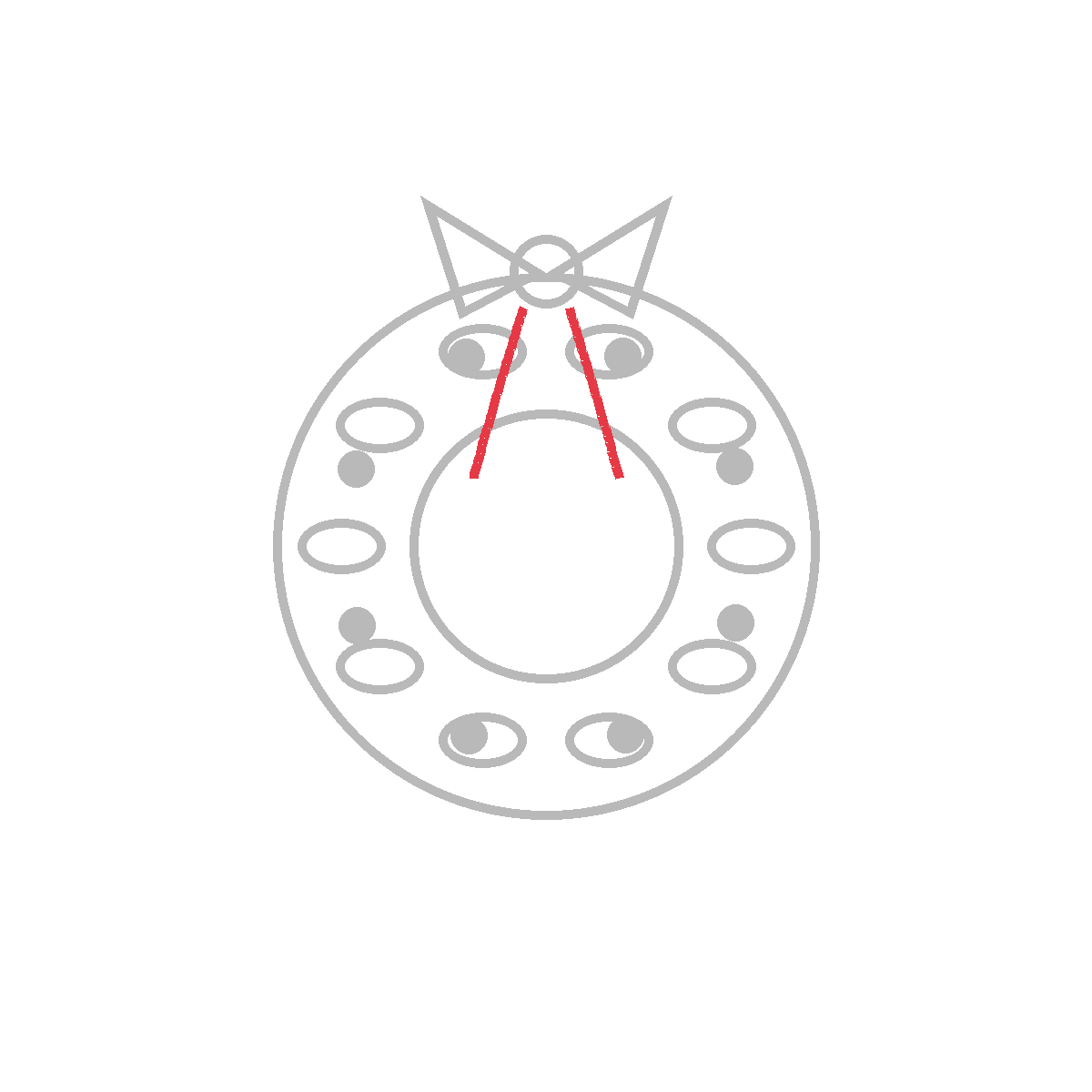 How to Draw a Wreath — step 6