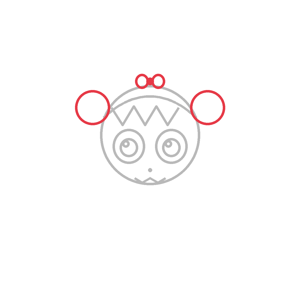 How to Draw a Chibi Face — step 6