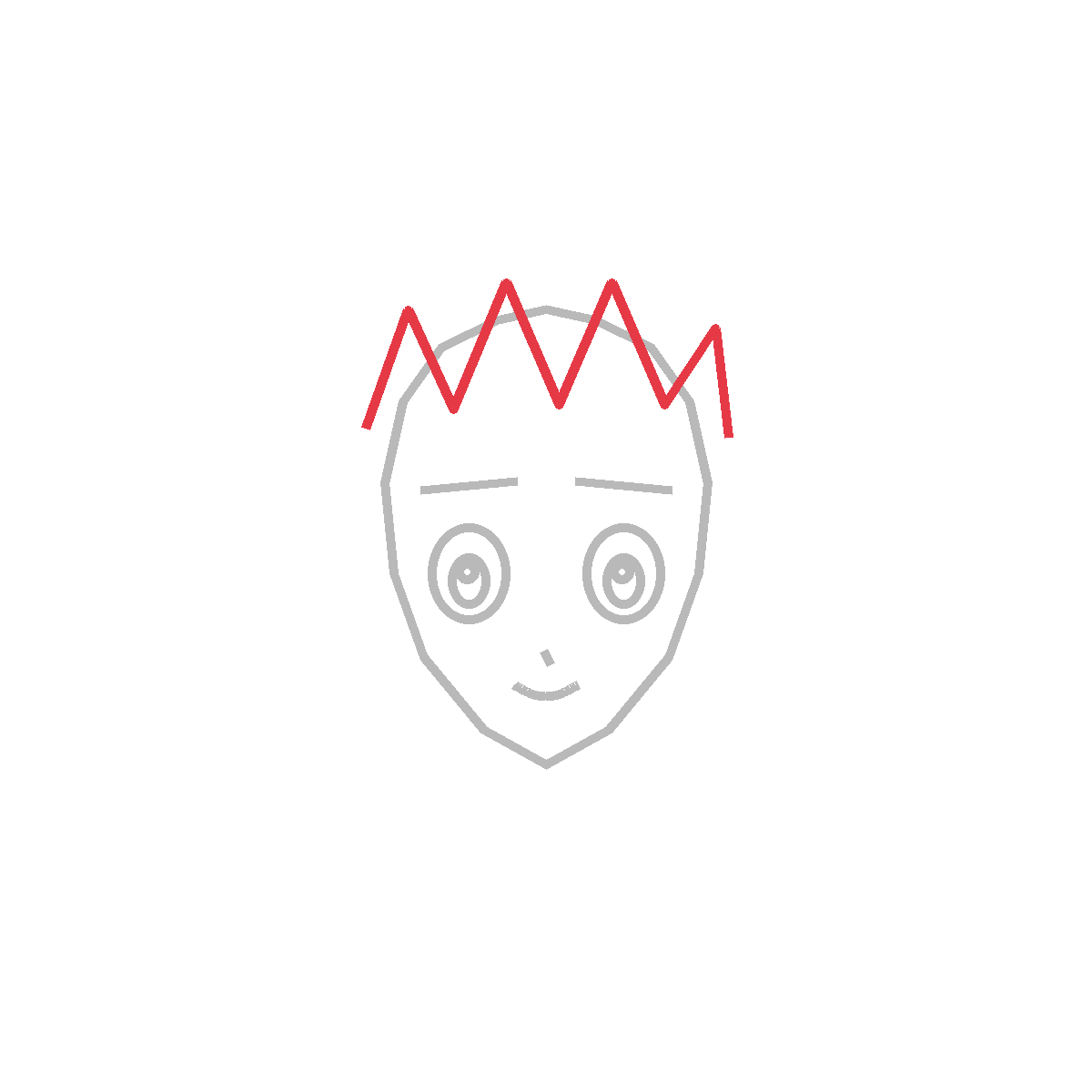 How to Draw an Anime Boy Face — step 6