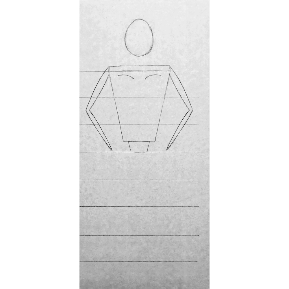 How to Draw Male Body Proportions — step 6