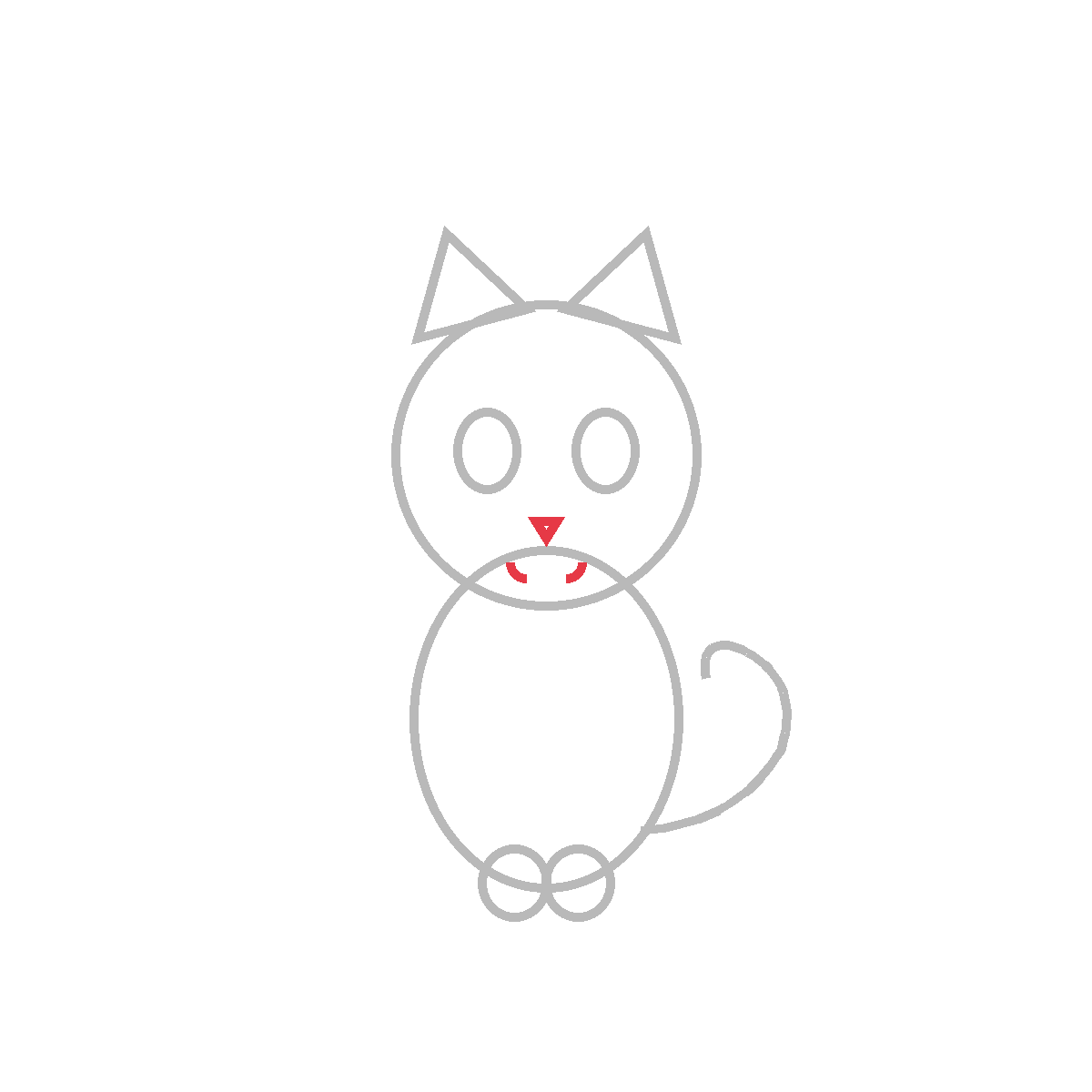 How to Draw a Black Cat — step 7