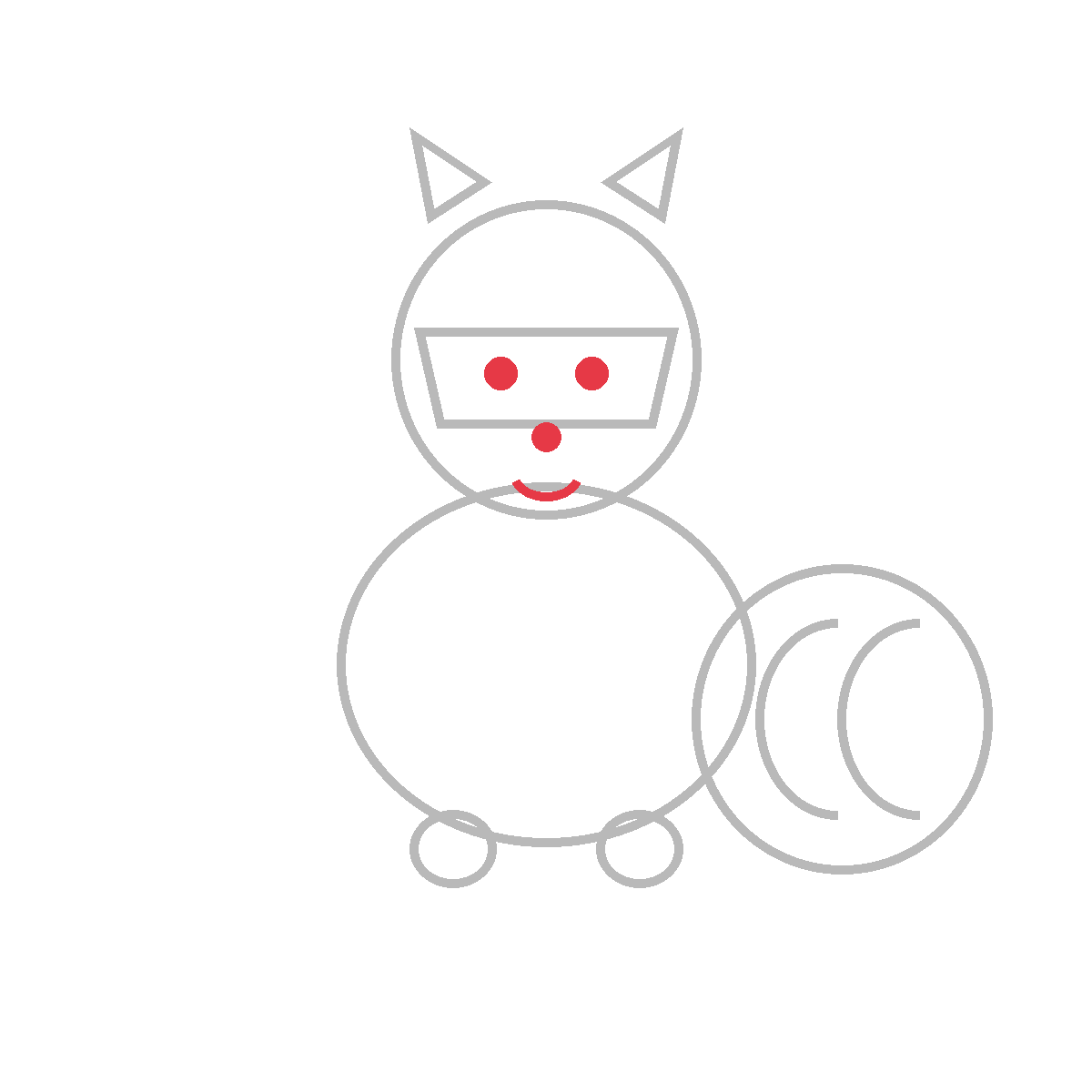 How to Draw a Raccoon — step 7