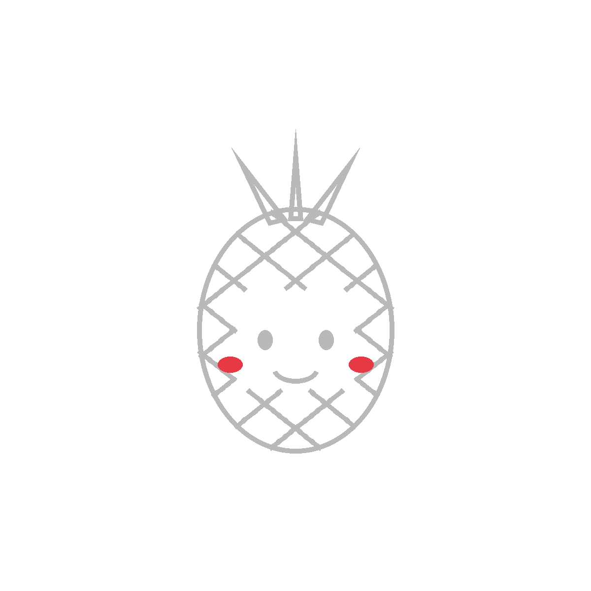 How to Draw a Pineapple — step 7