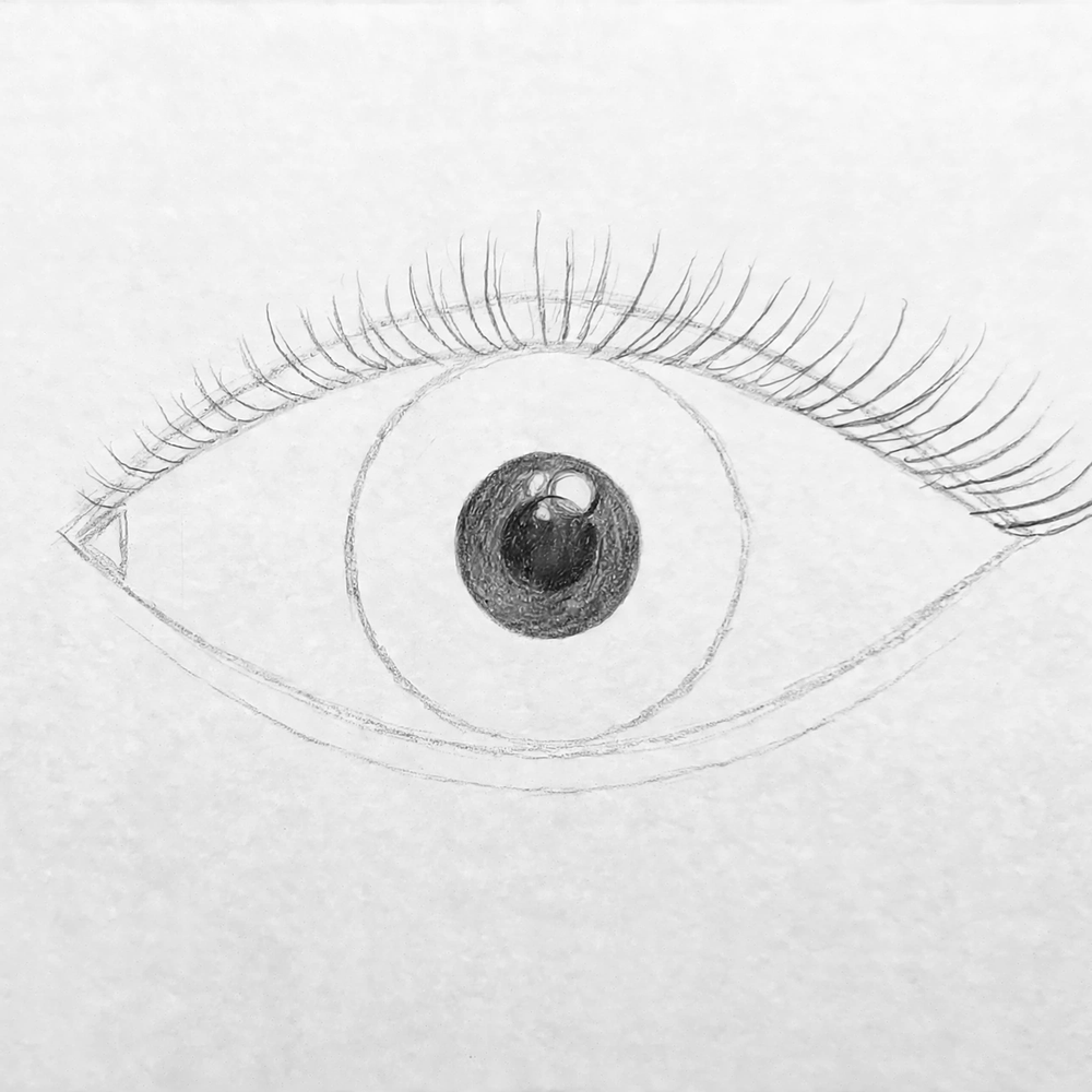 How to Draw a Realistic Eye — step 7