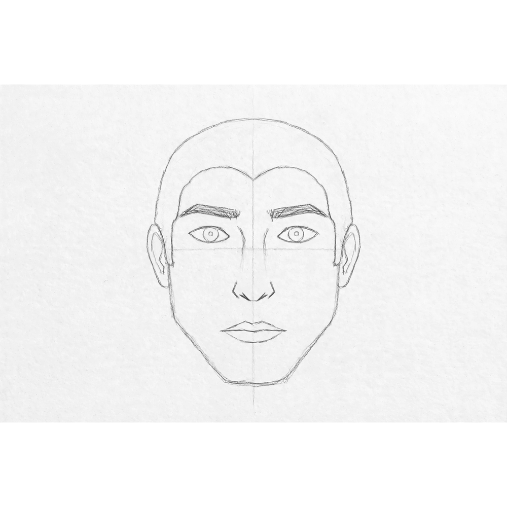 How to Draw Short Hair — step 7