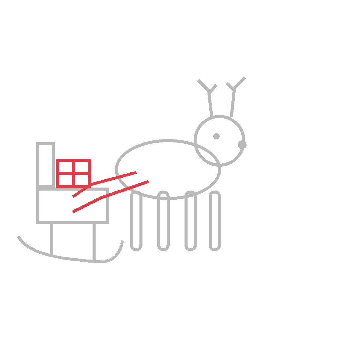 How to Draw a Reindeer Sled — step 7