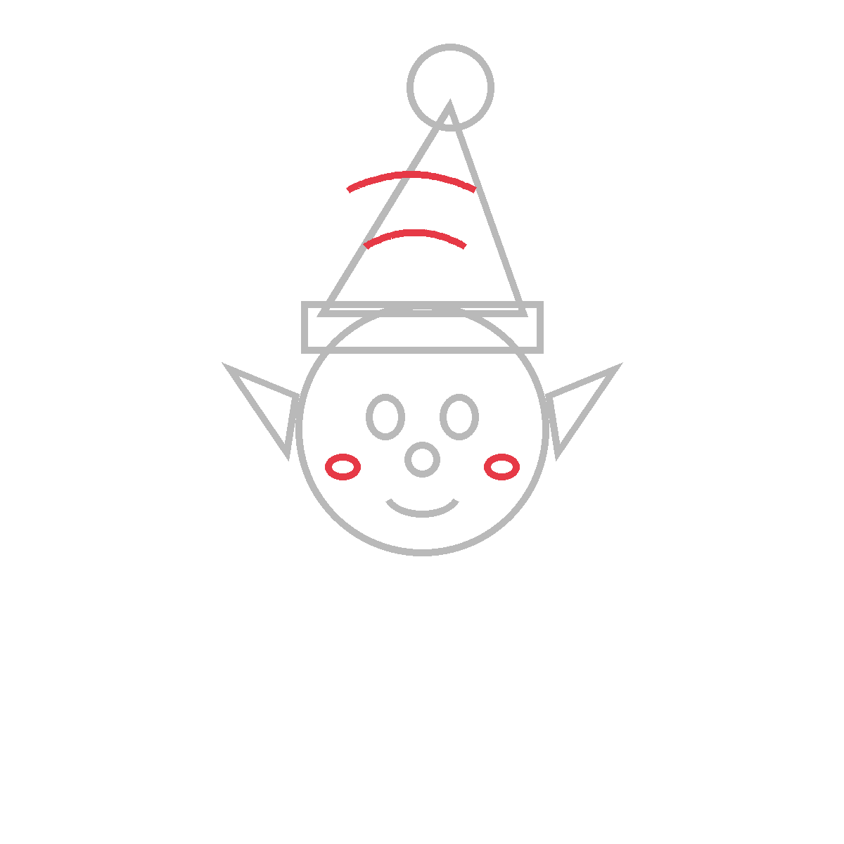 How to Draw an Elf — step 7