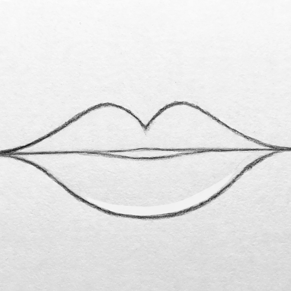 How to Draw Lips — step 7